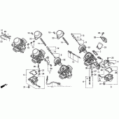 Схема вузла: Комплектуючі карбюратора для Honda CBR900RR CBR919RR Fireblade