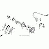 Схема узла: Привод стартера для Honda CB1000 CB1000F