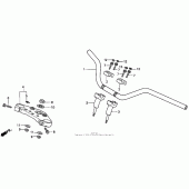 Схема узла: Руль для Honda VF750 Magna Deluxe