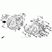 Схема вузла: Картер двигуна для Honda XR250