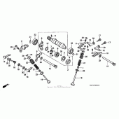 Схема вузла: Шток для Honda XR400