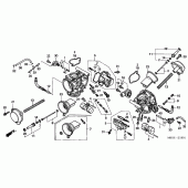 Схема вузла: Карбюратор (COMPONENT PARTS) для Honda VTR1000 Firestorm