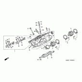 Схема узла: Right головка цилиндра для Honda ST1100 Pan-European