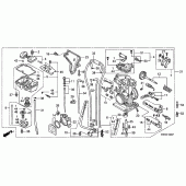 Схема вузла: Карбюратор для Honda CRF250 CRF250R