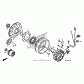 Схема вузла: Генератор для Honda VT1300 Sabre