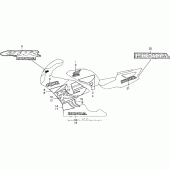 Схема вузла: Stripe + mark 99 для Honda CBR900RR CBR919RR Fireblade