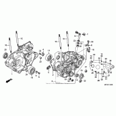 Схема вузла: Картер двигуна для Honda CRF450 CRF450X