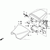 Схема узла: Сиденье для Honda CBR900RR CBR900RR Fireblade