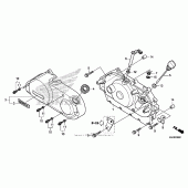 Схема вузла: Права кришка картера для Honda VT750 Shadow Aero