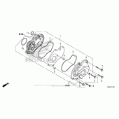 Схема узла: Водяной насос для Honda NC700