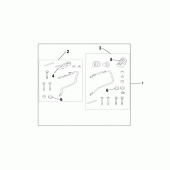 Схема вузла: Pannier stay kit для Honda CBF600