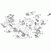 Схема вузла: Air duct для Honda GL1500 Gold Wing Special Edition
