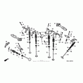 Схема вузла: Шток для Honda VT1100 Shadow Spirit