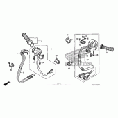 Схема вузла: Switch + cable для Honda ST1300 Pan-European