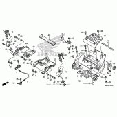 Схема узла: Grab rail для Honda ST1300 Pan-European