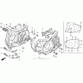 Схема вузла: Картер двигуна для Honda XR600