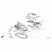Схема вузла: Luggage Lid для Honda NC700