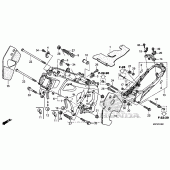 Схема вузла: Рама для Honda CBR600 CBR600RR