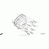 Схема вузла: Кришка генератора для Honda CBR600 CBR600F4i