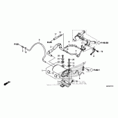 Схема узла: Evap canister (cbr600ra) для Honda CBR600