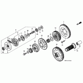 Схема узла: Primary drive gear для Honda GL1500 Gold Wing Special Edition