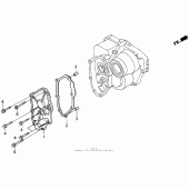 Схема вузла: Shift cover для Honda ST1100 Pan-European