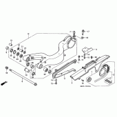 Схема узла: Задний рычаг (Маятник) для Honda VFR800 VFR