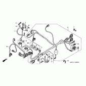 Схема вузла: Електрообладнання (FRONT) для Honda VTR1000 VTR SP-1