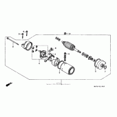 Схема узла: Стартер электрический для Honda CBR1100XX Blackbird