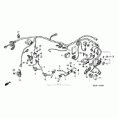 Схема вузла: Електрообладнання для Honda VF750 Magna