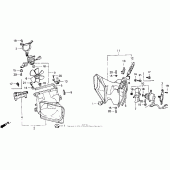 Схема узла: Вентилятор для Honda GL1500 Gold Wing Aspencade