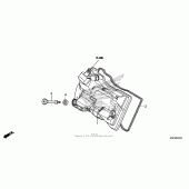 Схема вузла: Клапанна кришка для Honda CTX700
