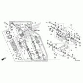 Схема вузла: Задній амортизатор для Honda CRF250 CRF250X