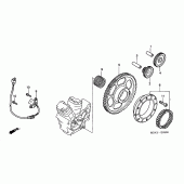 Схема вузла: Pulse generator / starting clutch для Honda VT750 Shadow ACE