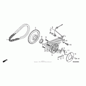 Схема вузла: Привід стартера для Honda CMX250 Rebel