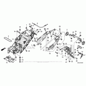 Схема вузла: Заднє крило для Honda VFR1200 Crosstourer