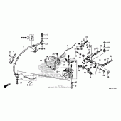 Схема узла: Rear valve unit (cbr600ra) для Honda CBR600