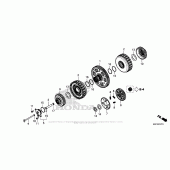 Схема вузла: Clutch (2) для Honda CRF1000 Africa Twin DCT