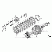 Схема вузла: Зчеплення для Honda CBR1000 CBR1000RR (ABS) Fireblade