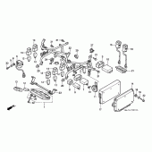 Схема узла: Cowl stay (ST1100AS) для Honda ST1100 Pan-European