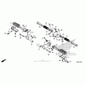 Схема вузла: Step (1) для Honda VT1300 Sabre