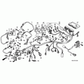 Схема вузла: Електрообладнання для Honda VTX1800