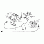 Схема вузла: Акумулятор для Honda VT1300 Fury