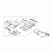 Схема вузла: Інструмент для Honda CBR600 CBR600F