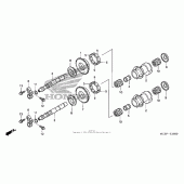 Схема вузла: Balancer shaft для Honda ST1300 Pan-European Police