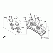 Схема узла: Клапанная крышка для Honda CBF1000