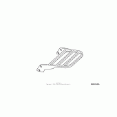 Схема вузла: Chrome rear carrier для Honda VTX1300