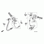 Схема узла: Switch/cable для Honda ST1300 Pan-European