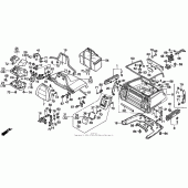 Схема узла: Trunk box для Honda GL1500 Gold Wing Aspencade