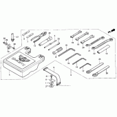 Схема узла: Tools except i для Honda GL1500 Gold Wing Aspencade